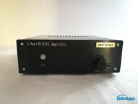 iwistao hifi power amplifier 80wx2 stereo refer naim nap140 mellowsoft sound tube taste black whole aluminum casing high quality