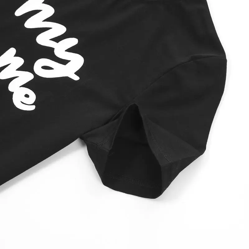 2018 Mini Mama T-shirt Toddler Baby Kids Matching Shirt Family Clothes Black Summer Casual Tops Blouse | Мать и ребенок