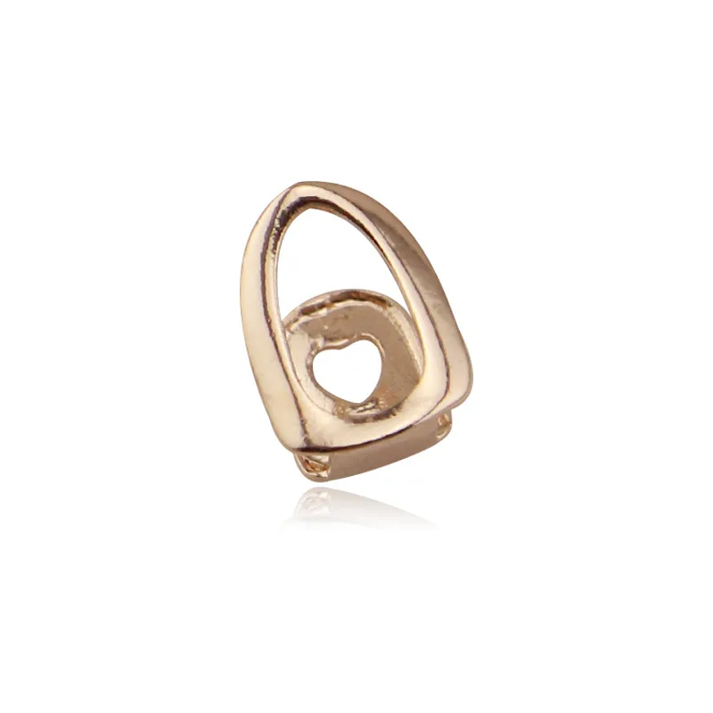 Rose Gold color Счастливый сынок Для мужчин Рот Bijoux(украшения своими руками) золото Цвет зуб колпачок для гриля Простые открытые искусственных зубов аксессуар в стиле «хип-хоп» пользовательские решетки - Окраска металла: Rose Gold color