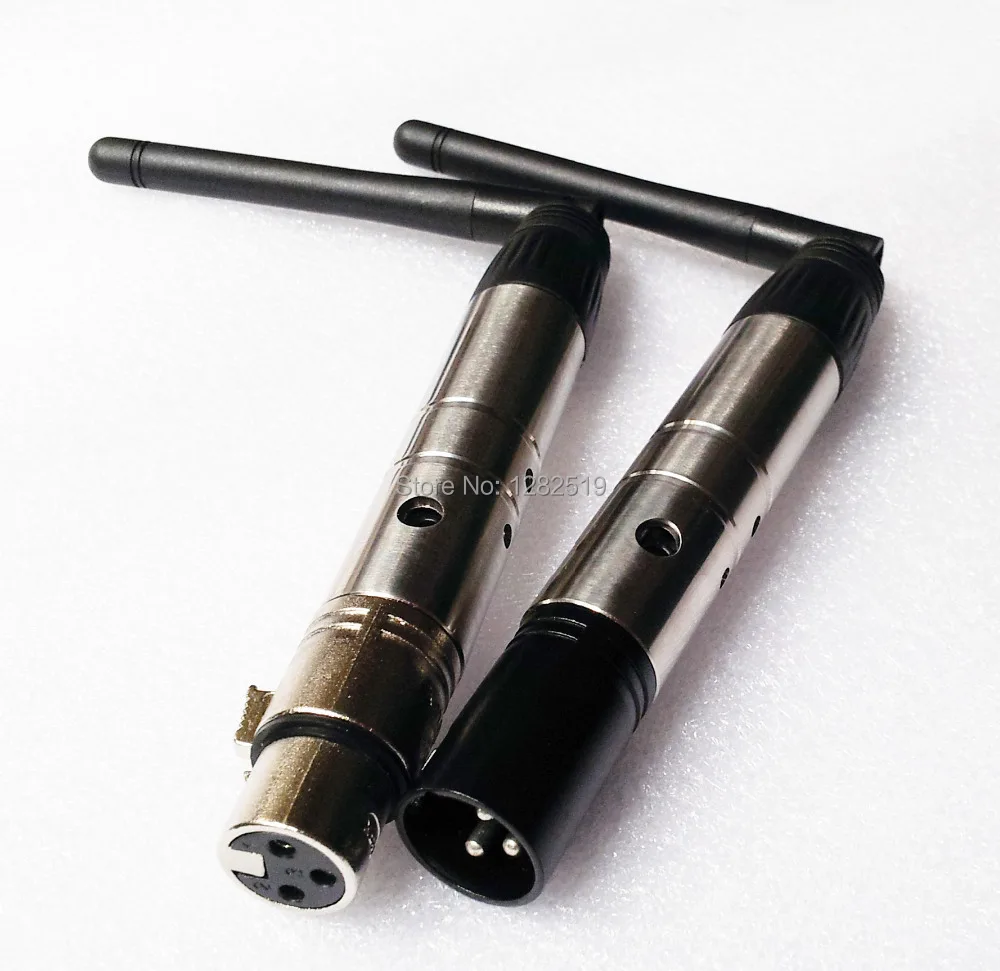 

2PCS: 2.4G DMX512 DMX Wireless controller1pcs Receiver +1pcs Transmitter
