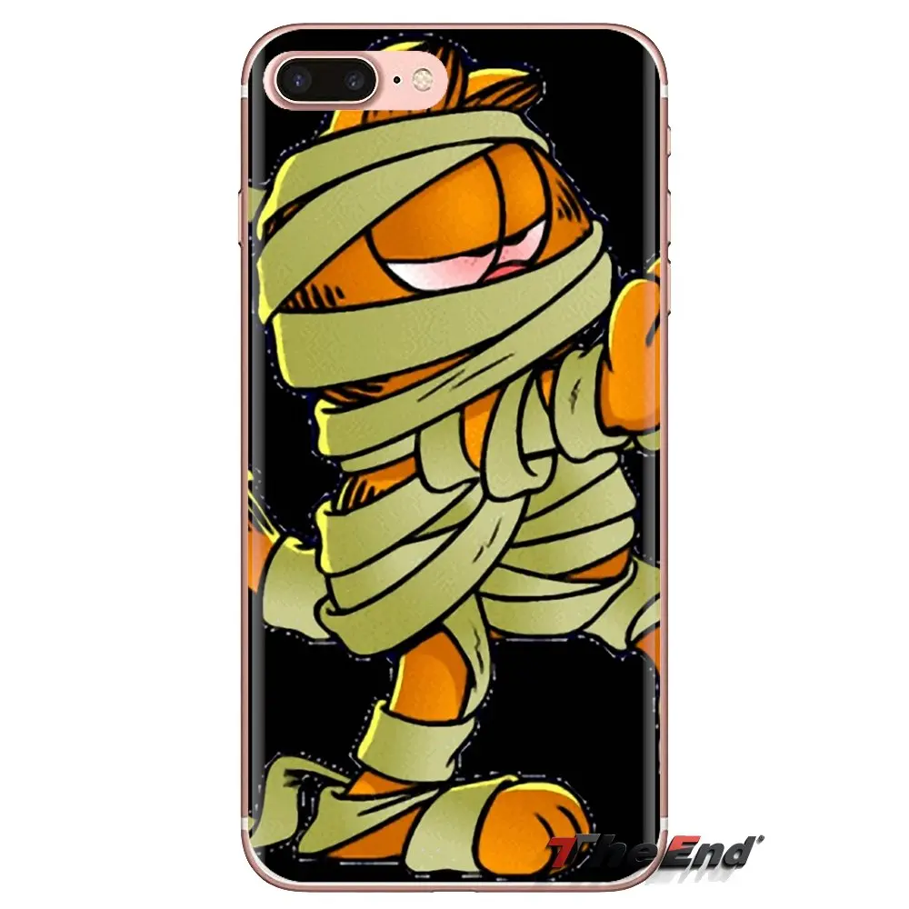 Soft Transparent Skin Cover For Xiaomi Redmi 4A S2 Note 3 3S 4 4X 5 Plus 6 7 6A Pro Pocophone F1 Take a BERRY Break Garfield Cat |
