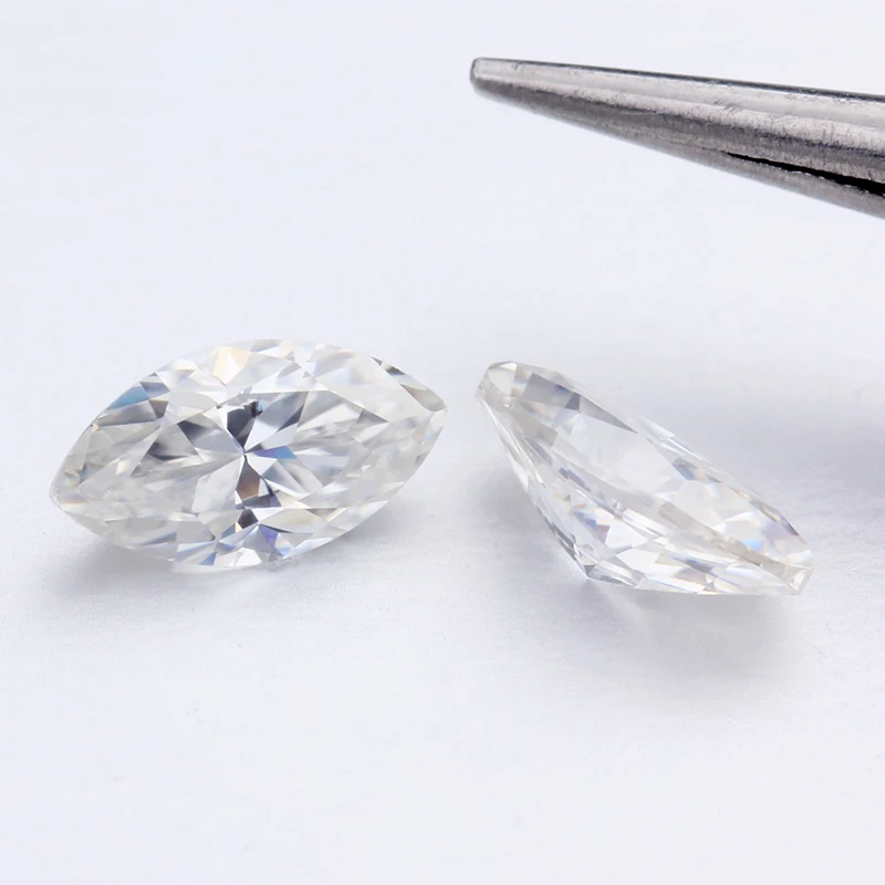 Moissanite Горячая продажа marquise 4*2 мм E/F ясность модные моиссаниты камни для ювелирных