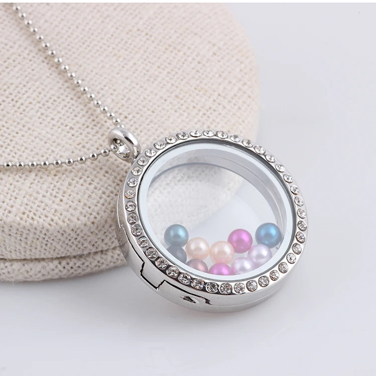 Модные ювелирные изделия унисекс 1 шт. 30 мм серебряное Хрустальное стекло