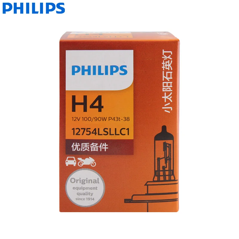 Philips Rally Vision H4 9003 12 В 100/90 Вт P43t 12754LSLLC1 внедорожный яркий свет Автомобильная