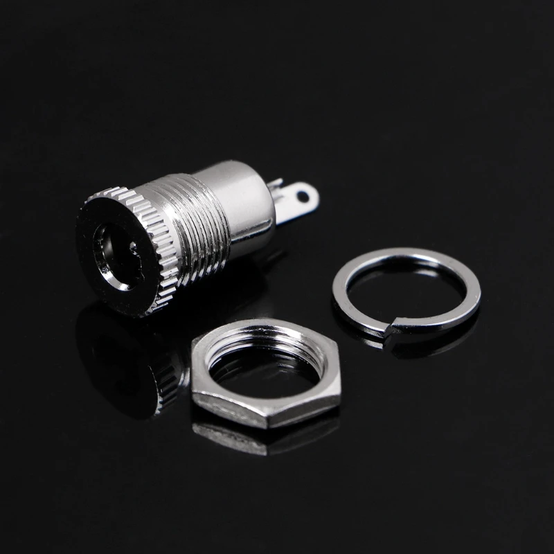 

5.5 mm x 2.1mm DC Power Jack Socket Female Panel Mount Connector