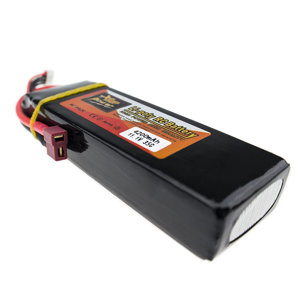 Zop Power 11 1 В 4200 мАч с европейской вилкой зарядное устройство 3S 35C LiPo батарея XT60 или T