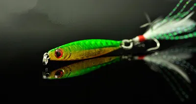 

Small Fishing Lure Stream Jigbait Long Range Casting Jigs Hard Bait 3g/5g Tilapia Culter Green White Fish