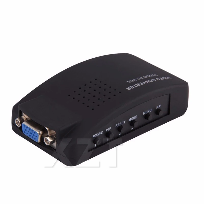 Композитный адаптер для ПК и ноутбука RCA S-Video AV VGA ЖК-выход | Электроника