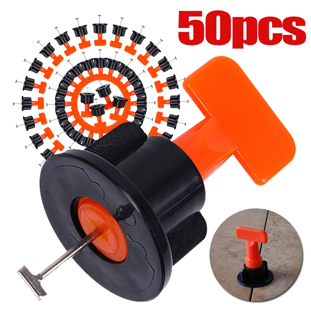 50 шт. настенная Т образная система выравнивания плитки клиновидная распорка для