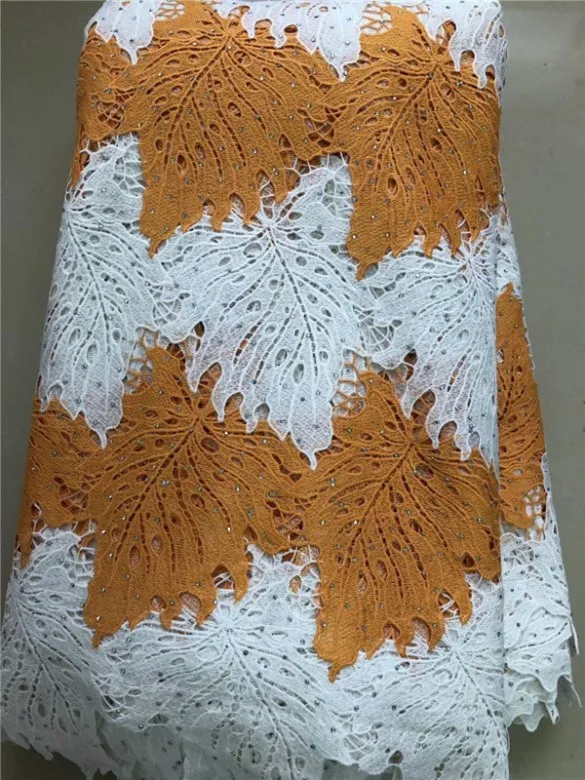 High quality nigerian wedding african lace fabric/100% Cotton lace/guipure cord fabric for party FFYI629 | Дом и сад