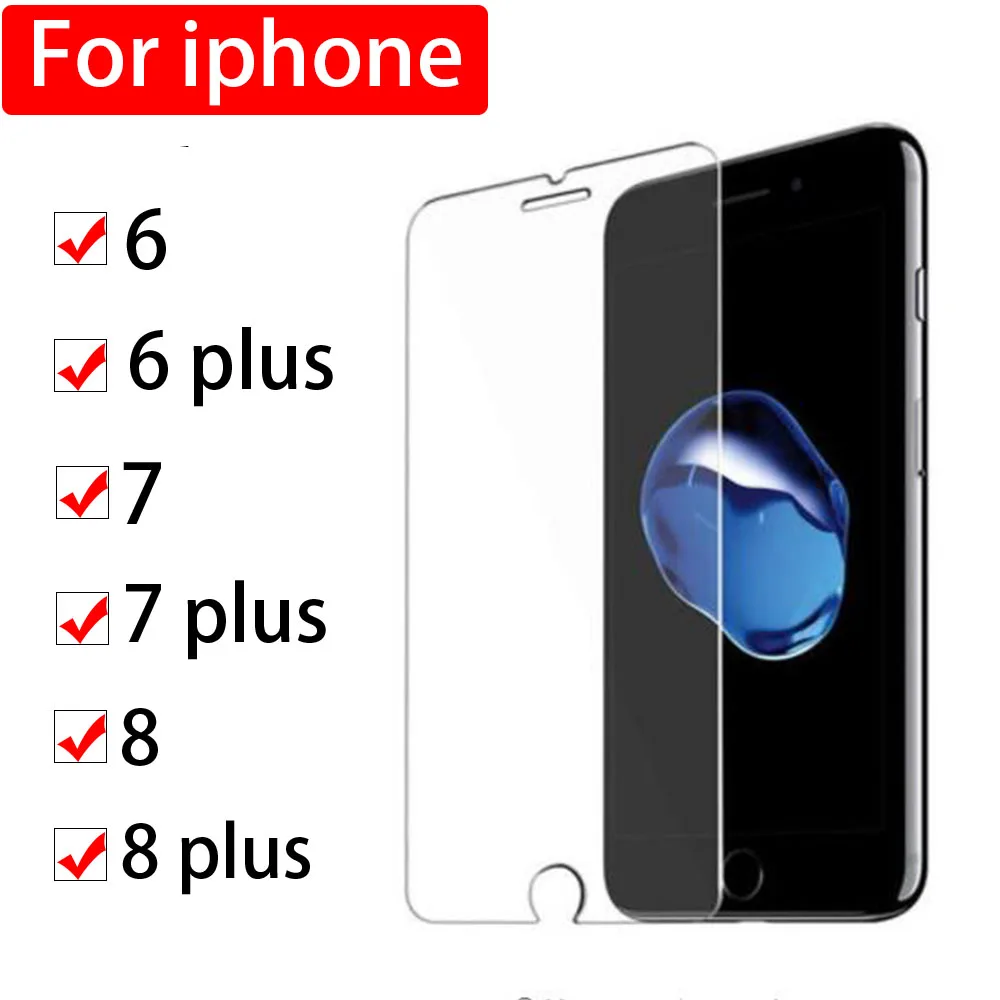 Защитное стекло для apple iphone 6 7 8 plus пленка из закаленного стекла iphoe iphoe6 7plus
