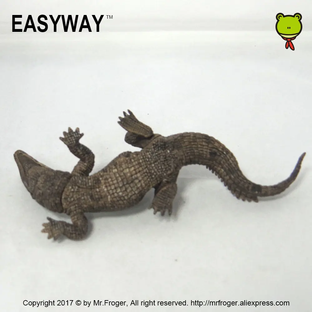 EASYWAY пластик Крокодил Игрушка Фигурка аллигатора моделирование животных модель