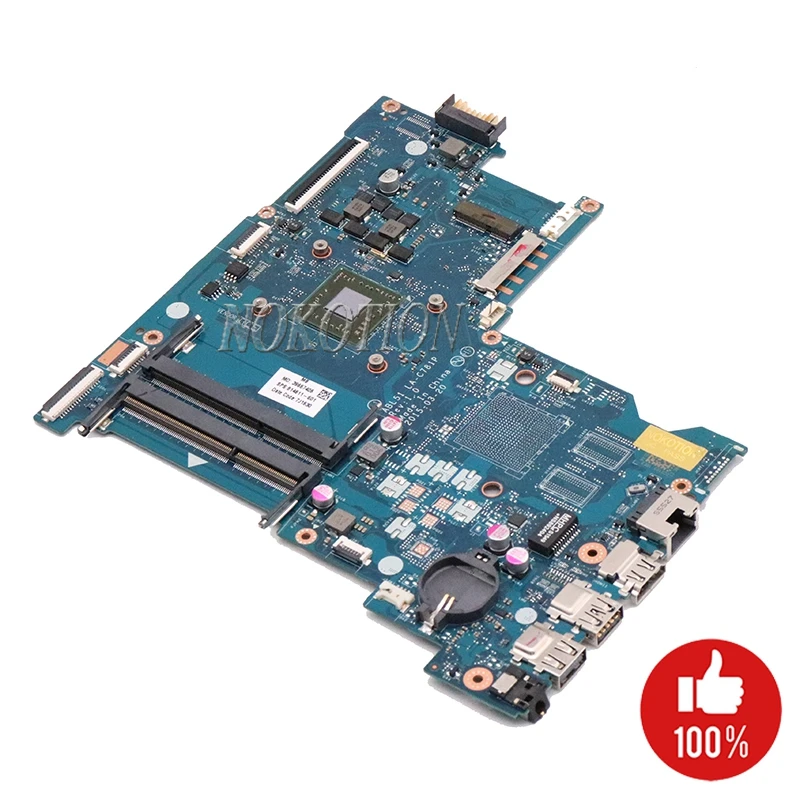 NOKOTION оригинальные ноутбук материнская плата ABL51 LA-C781P 813966-501 для hp 15-AF основная плата 813966-001 аккумулятор большой емкости полный тест работает