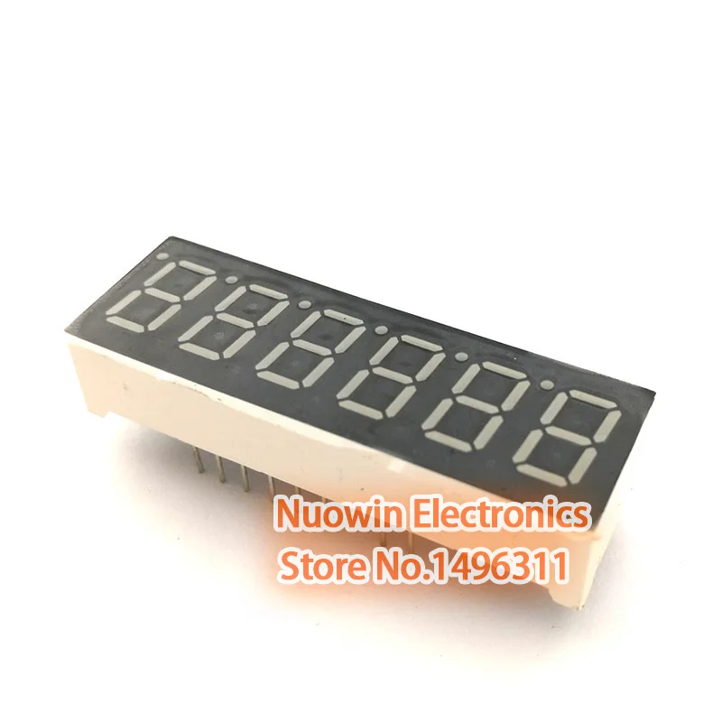 10pcs 0.36&quot 0.36 inch 7 segment Common Anode Cathode 6 Bit digital Tube Red LED Display | Электронные компоненты и
