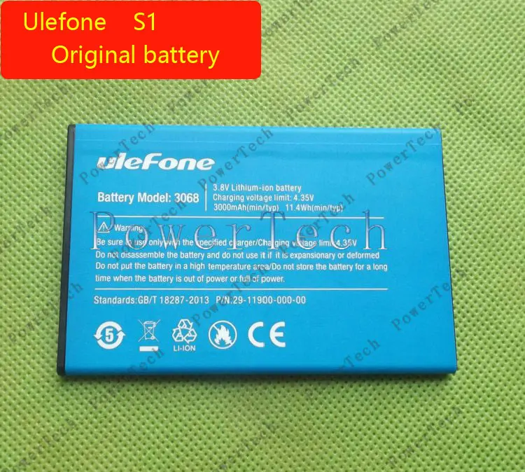 Оригинальная новая сменная батарея ulefone S1 для 5 дюймового Мобильный
