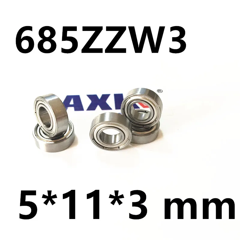 Миниатюрные шариковые подшипники 685 ZZ 618/5ZZ EMQ Z3V3 628/5 MR115 685ZZW3 5*11*3 мм|bearing 6204|bearing