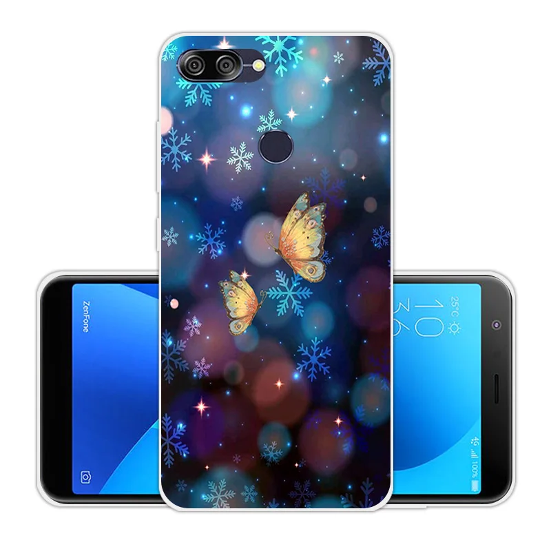 Мягкий прозрачный силиконовый чехол 5 7 дюйма для Asus Zenfone Max Plus(M1) X018DC ZB570TL сделай