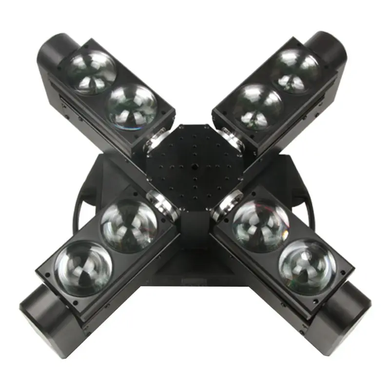 2018 Новое поступление 8x12 Вт rgbw 4 в 1 cree led Луч движущаяся головка dmx сценическое