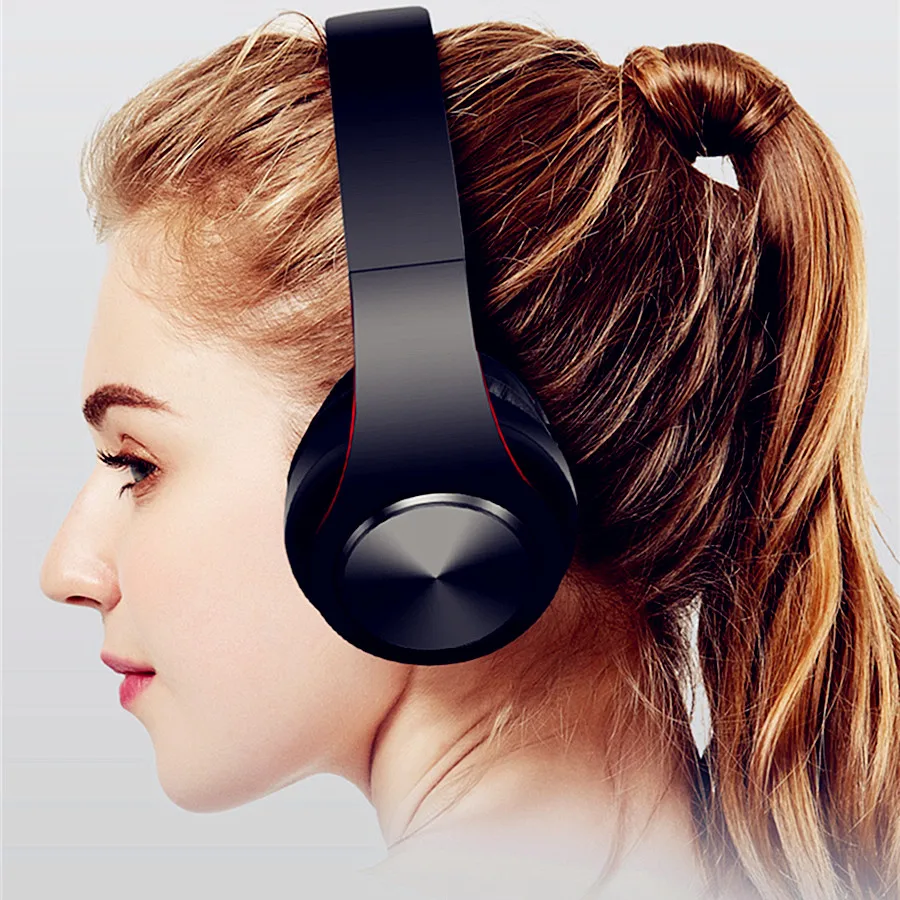 Беспроводные наушники OUTMIX Bluetooth гарнитура складные регулируемые с микрофоном
