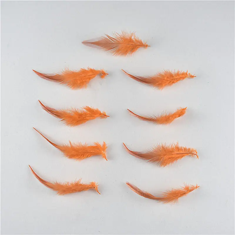 Orange Красивое естественное окрашивание перо фазана 20 шт./партия 4-6Inch10-15cm DIY куриные перья для рукоделия и украшения ювелирных изделий - Цвет: Orange