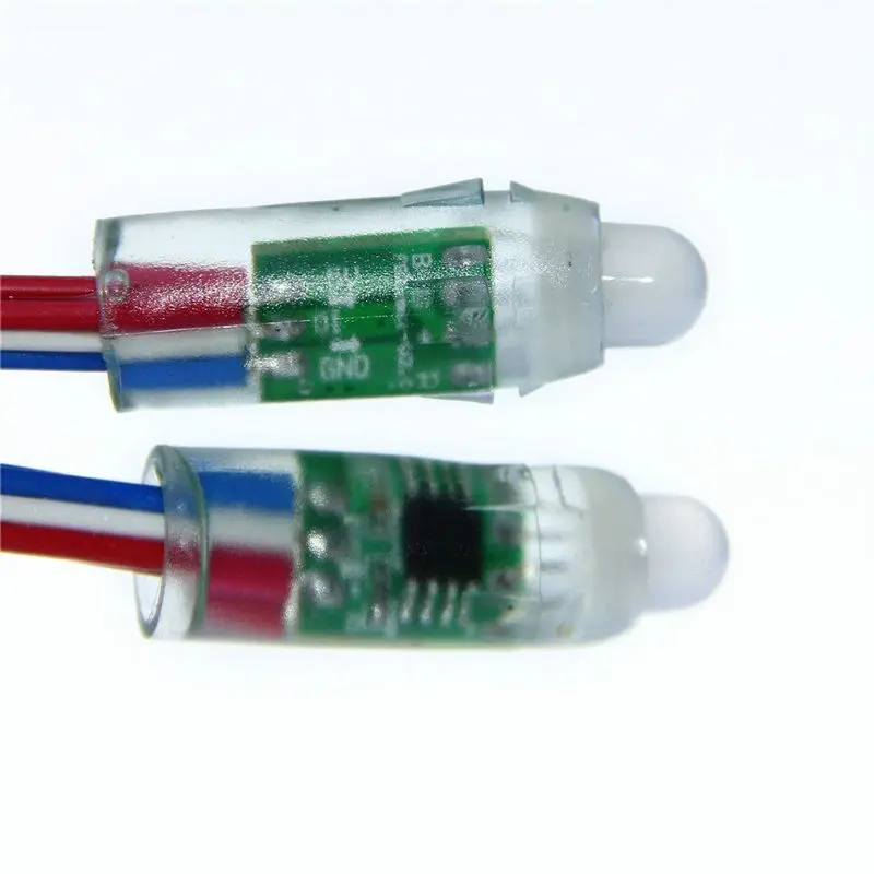 Светодиодный пиксельный модуль DC5V WS2811 12 мм (диаметр) 50 точек/струн полноцветный