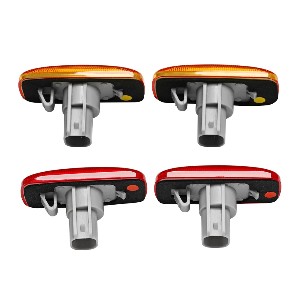4 шт. Dually Cab Bed Fender 5 светодиодов боковые габаритные огни для 2010 2017 Dodge Ram 3500 Янтарный