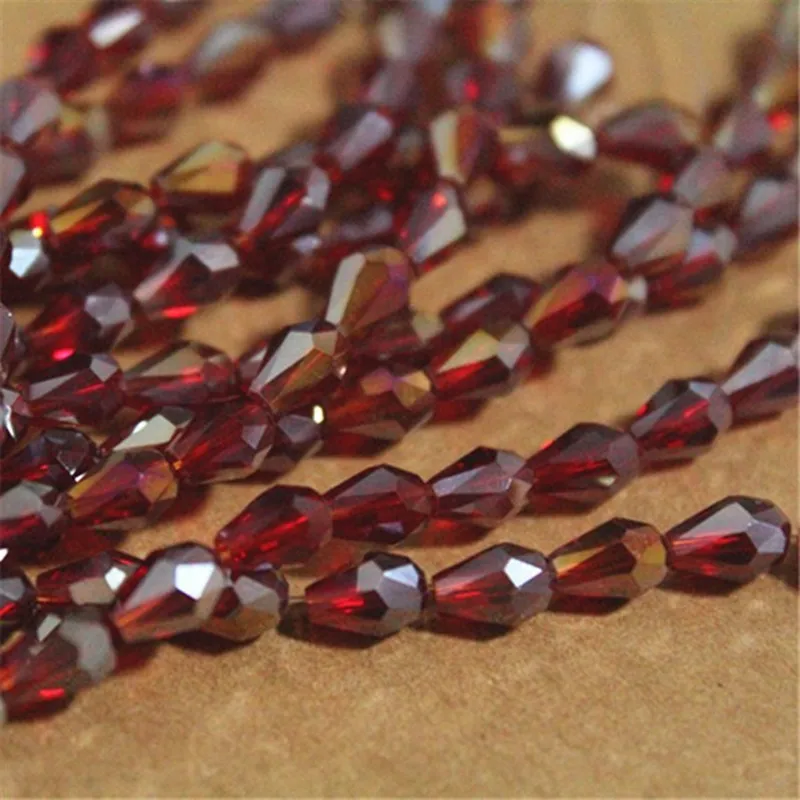 4 мм бусинки Rondelle грань светло голубой AB Хрустальные Бусины 100 шт Одежда высшего