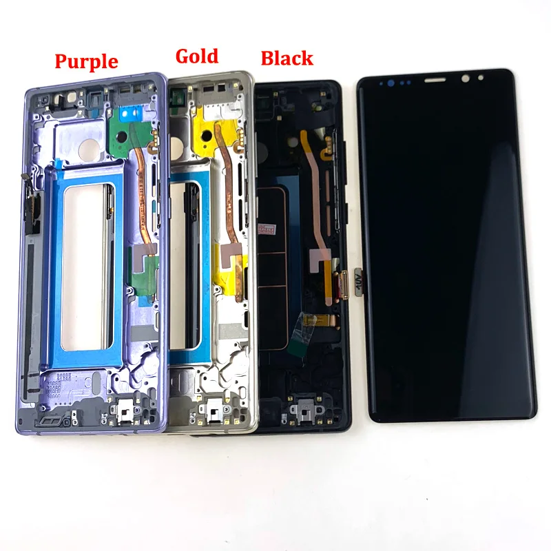 N950 AMOLED ЖК-дисплей для SAMSUNG Galaxy Note 8 дисплей сенсорный экран дигитайзер с рамкой