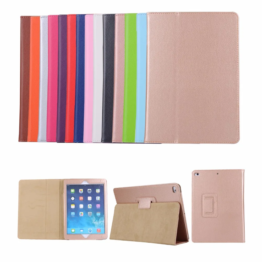Чехол книжка из искусственной кожи для iPad Air 2 тонкий чехол подставка с умным