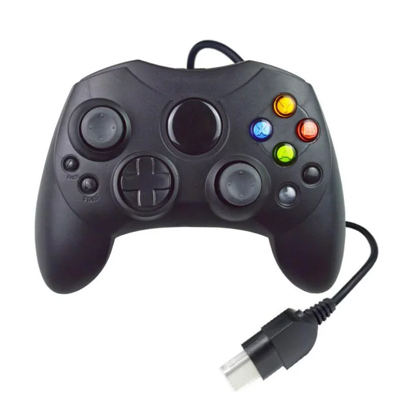 Black Для microsoft Xbox контроллер старого поколения игровой джойстик проводной геймпад для Xbox старый классический контроллеры 4.9FT USB проводной - Цвет: Black