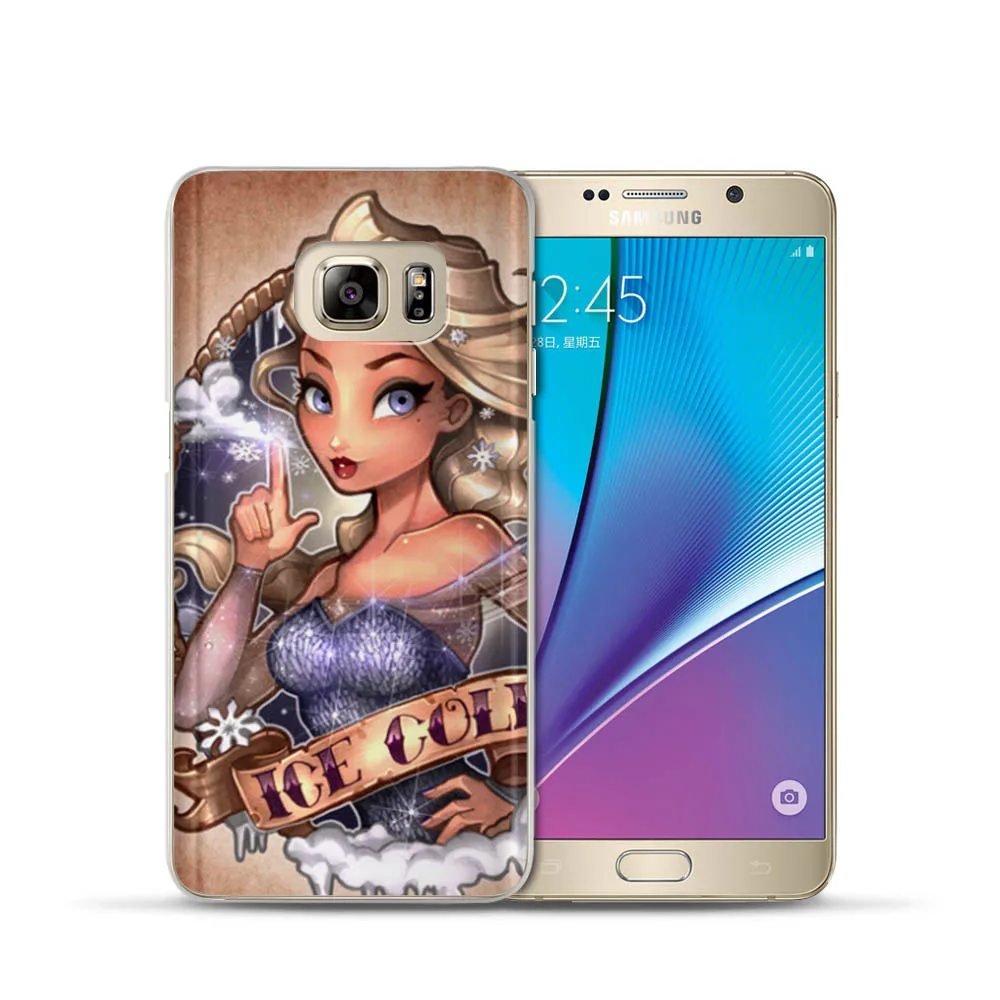VIYISI татуировки принцесса телефон чехол для samsung Galaxy J7 J5 J3 A3 A5 2015 2016 2017 Премьер S6 S7
