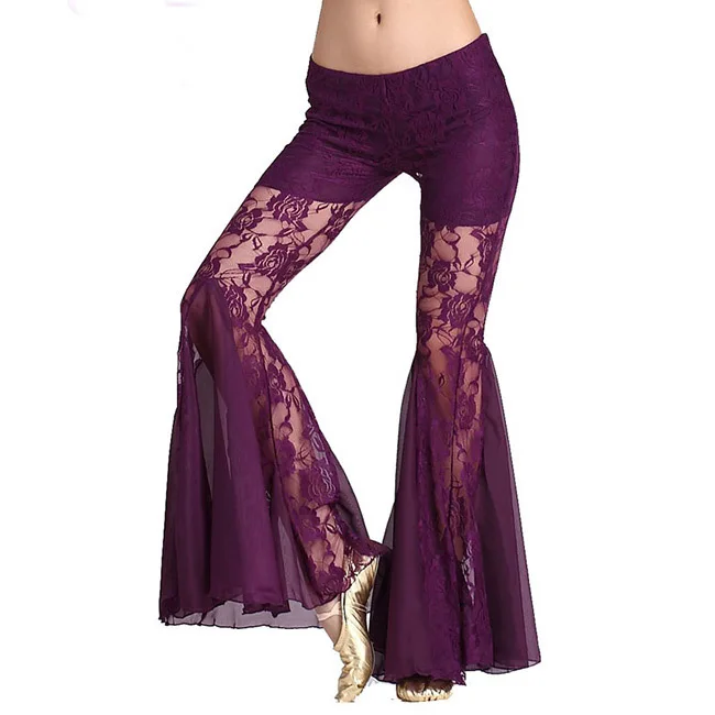 

2016 New Women Belly Dance Trousers Sexy Lace Belly Dancing Pant Bellydance Pant Belly Dance Egypt Pants Trouser Skirts ML