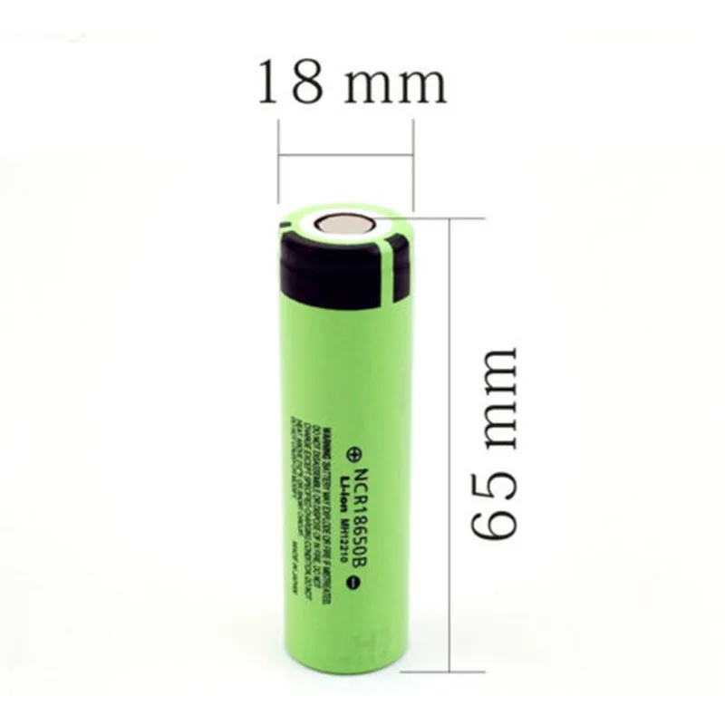 Литиевая аккумуляторная батарея Panasonic 100% оригинальный новый 3 7 v 18650 3400mah NCR18650B для