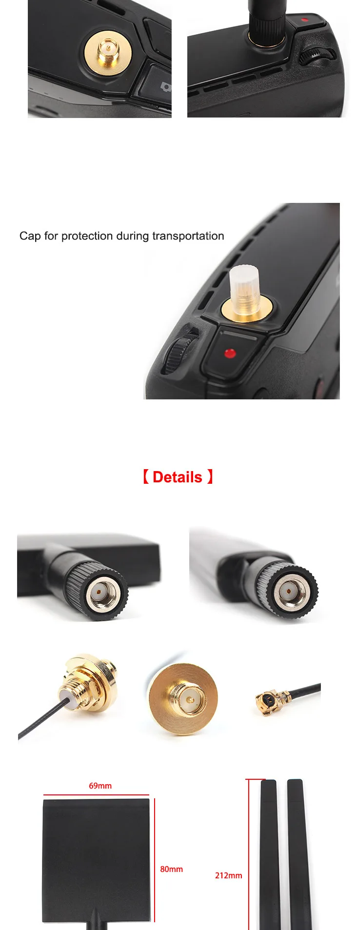Установка антенны 2,4G 7dbi 8dbi усилитель сигнала для DJI SPARK& MAVIC 2 PRO& MAVIC AIR Range удлинитель