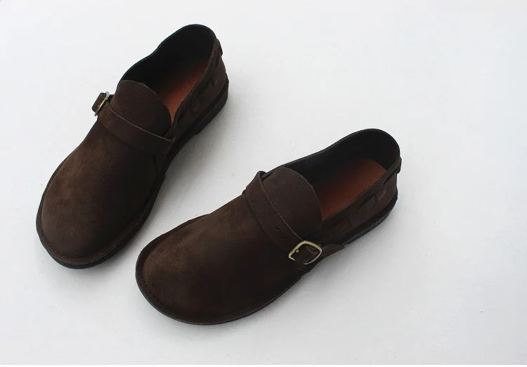 Careaymade/женские туфли из натуральной кожи на плоской мягкой подошве Удобные дышащие тонкие туфли ручной работы в стиле ретро