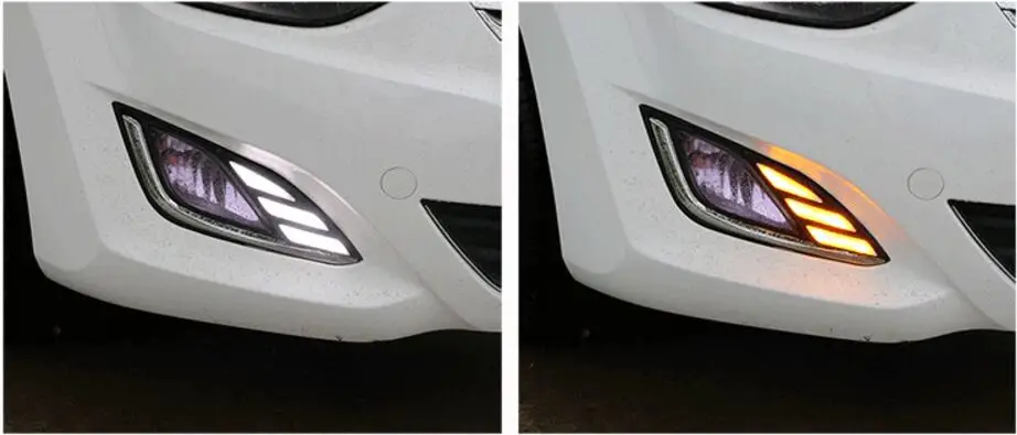 Стайлинг автомобиля 2012 ~ 2013/не подходит для 2016 2017 дневсветильник Elantra Бесплатная