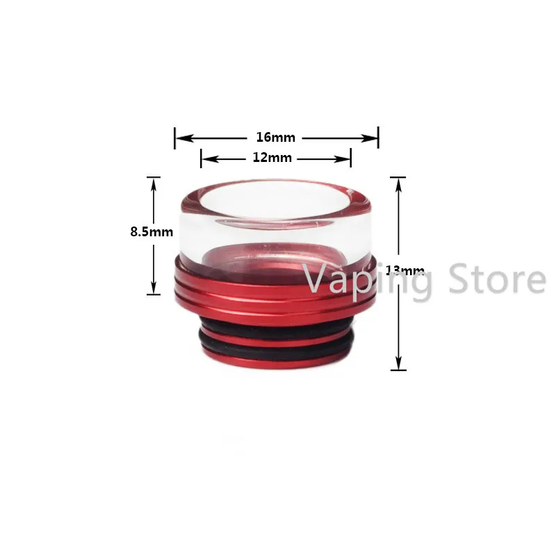 10 шт. мундштуки из нержавеющей стали и стекла 810 для Hellbeast Hybird/Wotofo Profile RDA/Geekvape Zeus