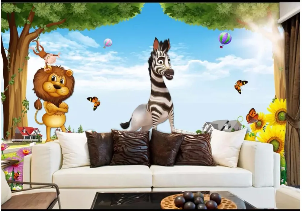 Пользовательские фото обои 3d для стен 3 d свежий и красивый пейзаж фрески