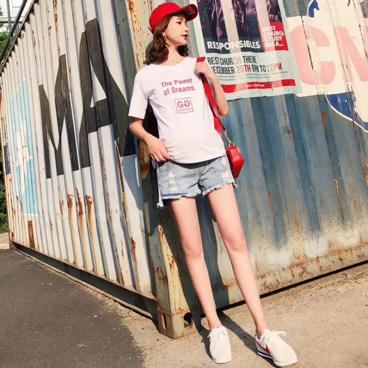 2019 летние шорты для беременных неправильной формы с разбитым животом модные