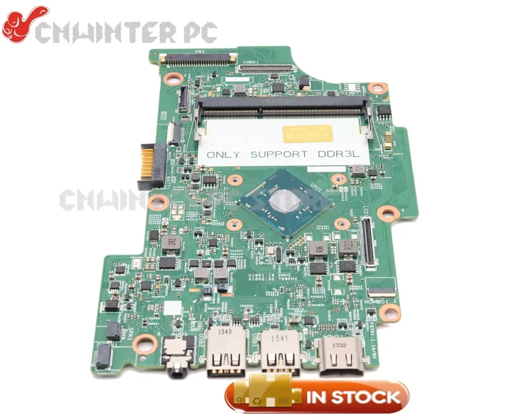 Материнская плата NOKOTION для ноутбука DELL Inspiron 11 3152 3157 DDR3 с процессором на борту