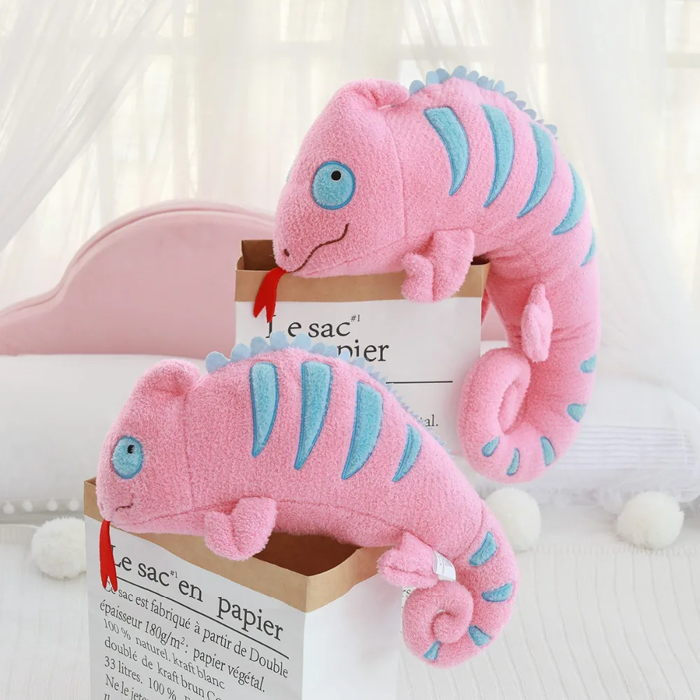 Красочные ящерица плюшевые игрушки рептилий животных кукла творческий Plushie