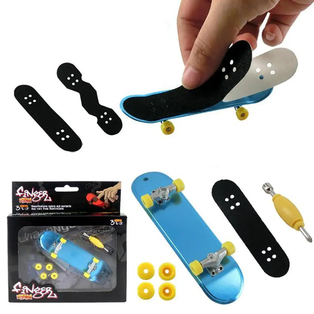 Детская игрушка для скейтборда из сплава мини моделирование скейтборд на палец 3