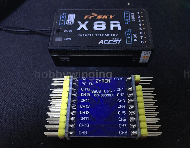 Бесплатная доставка DIY SBUS To PWM/PPM декодер 16CH для Futaba Orange Frsky|sbus to ppm|sbus ppmpwm ppm |