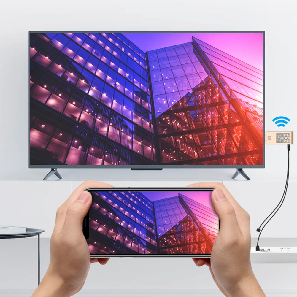 Мини Беспроводной 4 в 1 зеркального отображения несколько устройств WI FI к HDMI