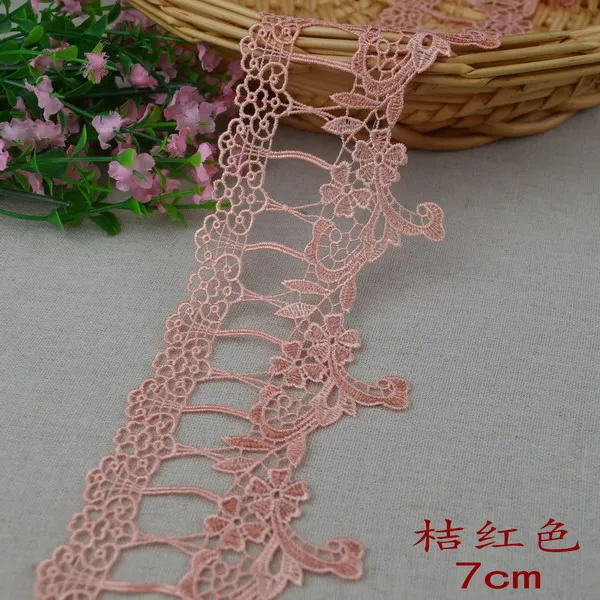 15 ярдов/партия кружевная лента из полиэстера 2 8 см|embroidered lace ribbon|lace ribbonribbon blue |