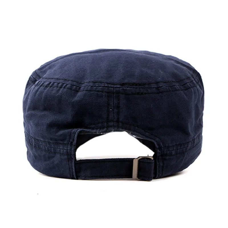 Шапка XdanqinX Мужская осенне зимняя 100% хлопок в стиле милитари|military hat|cotton flat capmilitary