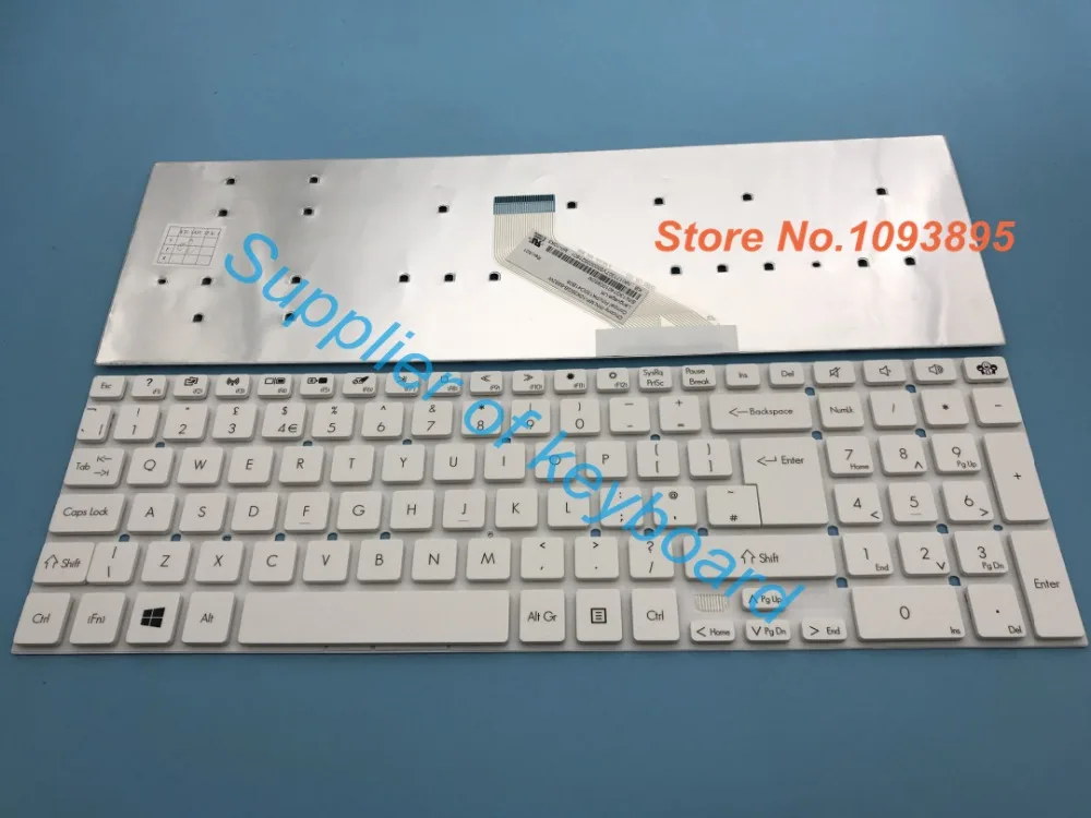 НОВЫЙ Великобритания (GB) клавиатура для Packard Bell EasyNote TS11 TS13 TS13hr TS44 LS11 LS13 LS44 белый