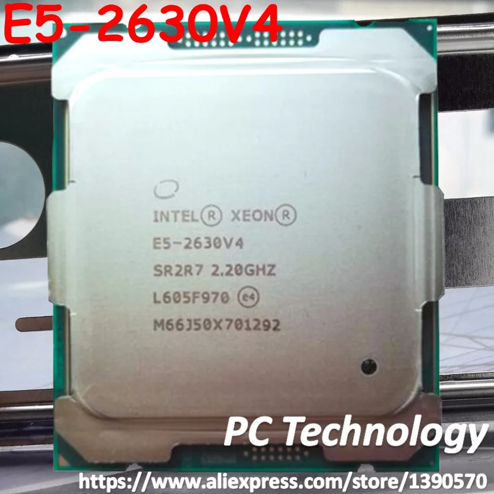 Оригинальный процессор Intel Xeon OEM E5 2630V4 2 20 ГГц 10 ядерный 25 Мб SmartCache 2630 V4 FCLGA2011 3 85 Вт