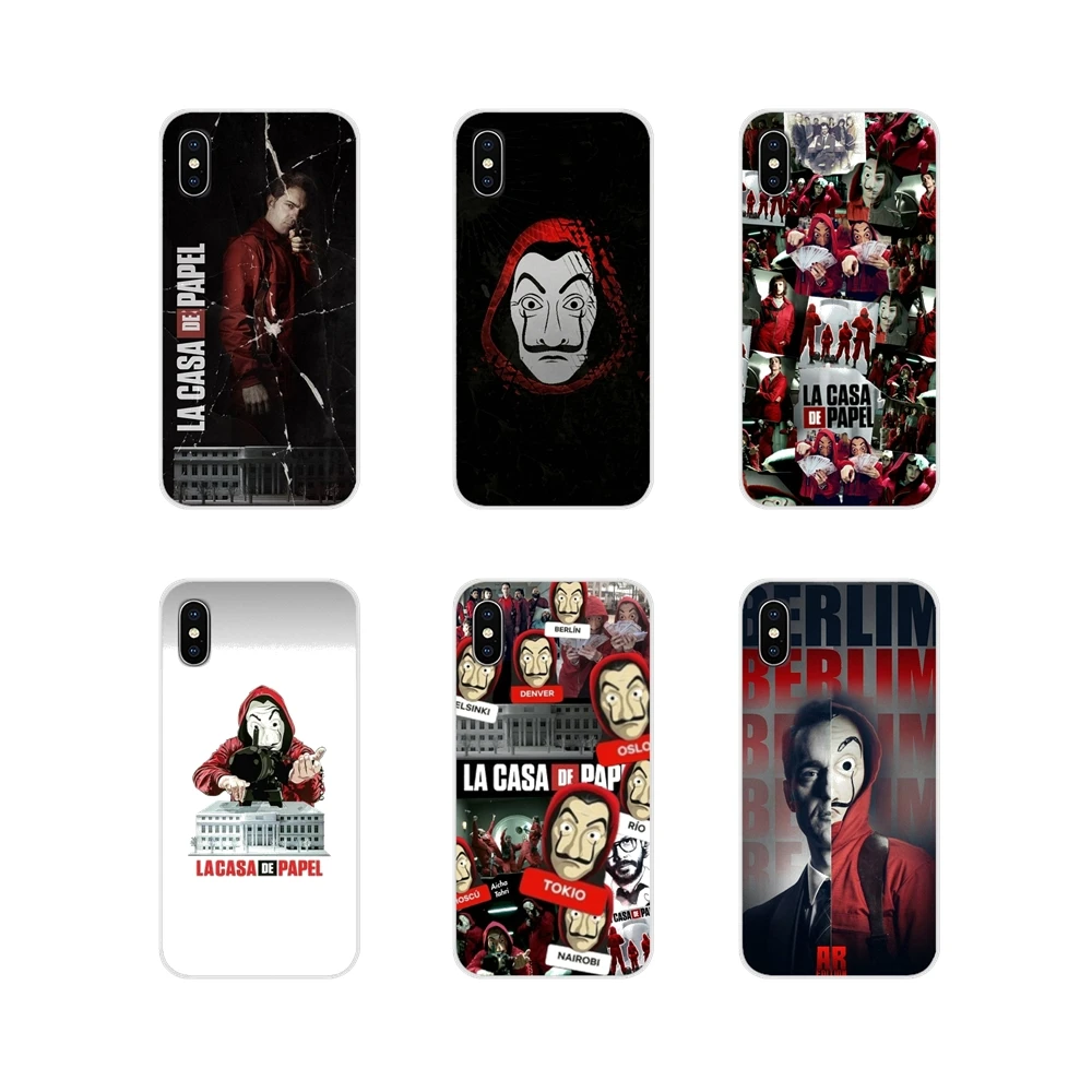 Аксессуары чехлы для телефонов испанское ТВ La Casa de papel Money Heist Samsung Galaxy A3 A5 A7 J1 J2 J3 J5 J7