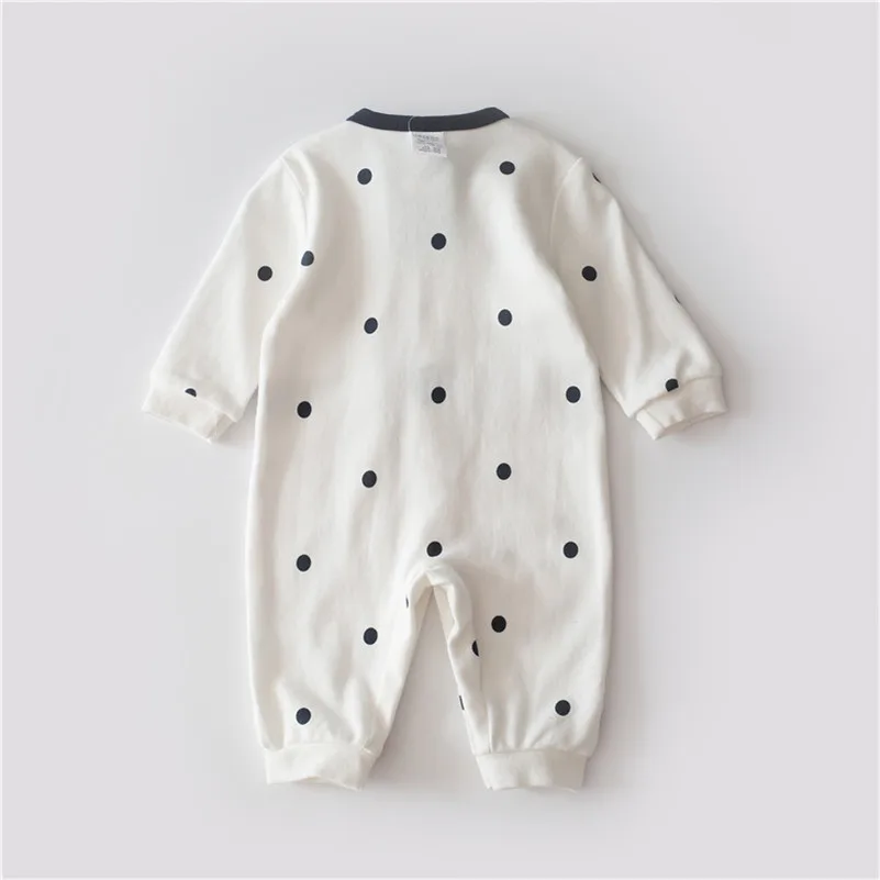 Детская одежда для младенцев Ромпер для девочек со длинным рукавом, изделие для малышей, хлопковый милый комбинезон.